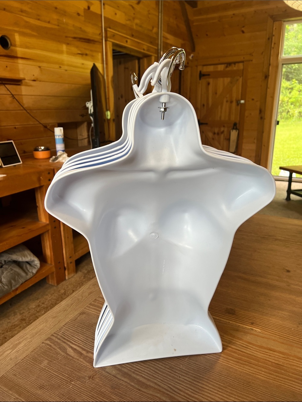 White Female Torso Dress Form Mannequin - Picture 3 of 3